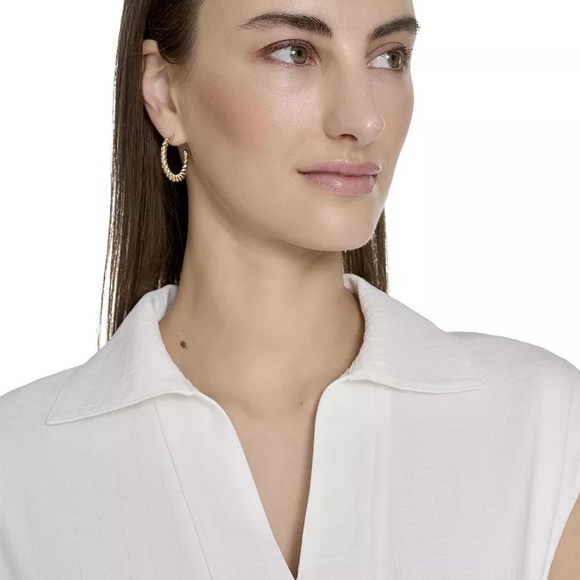 Harper Rose Collared Midi Dress in White Size 10 - Picture 4 of 4